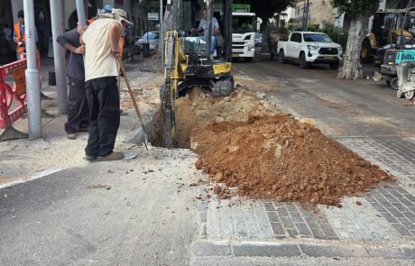 העבודות בוויצמן מתקדמות: עכשיו מגיע תורו של רחוב הרצל